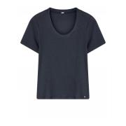 Klassiek T-shirt met korte mouwen Gustav , Blue , Dames