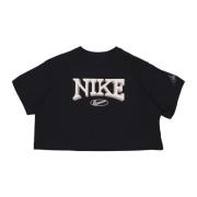 Sportswear Varsity T-shirt Nike , Black , Dames