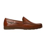 Comfortabele leren loafers - Algoras Mephisto , Brown , Heren