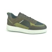 Stijlvolle Sneaker in Bruin en Khaki Cycleur de Luxe , Brown , Heren