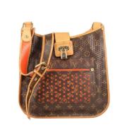 Pre-owned Leather louis-vuitton-bags Louis Vuitton Vintage , Brown , D...