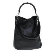 Pre-owned Leather gucci-bags Gucci Vintage , Black , Dames