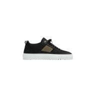 Zwarte Sportieve Sneaker met Luxe Details Mason Garments , Black , Her...