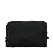 Pre-owned Canvas clutches Gucci Vintage , Black , Dames