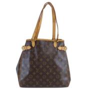 Pre-owned Canvas shoulder-bags Louis Vuitton Vintage , Brown , Dames