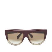 Pre-owned Plastic sunglasses Celine Vintage , Brown , Dames