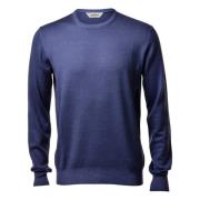 Stijlvolle Paricollo Shirt Gran Sasso , Blue , Heren