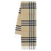 Fabric scarves Burberry , Gray , Dames