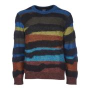 Abstract Gestreepte Zwarte Gebreide Trui PS By Paul Smith , Multicolor...