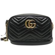 Pre-owned Leather gucci-bags Gucci Vintage , Black , Dames