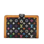 Pre-owned Canvas wallets Louis Vuitton Vintage , Black , Dames