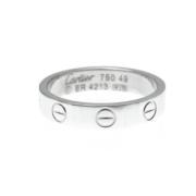 Pre-owned White Gold rings Cartier Vintage , Gray , Dames