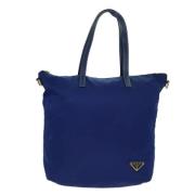 Pre-owned Fabric prada-bags Prada Vintage , Blue , Dames