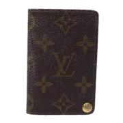 Pre-owned Canvas wallets Louis Vuitton Vintage , Brown , Dames