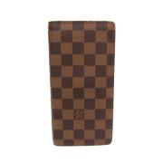 Pre-owned Canvas wallets Louis Vuitton Vintage , Brown , Heren