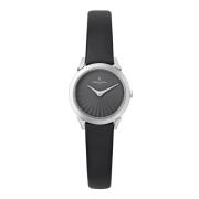 Zwarte Dames Leren Horloge Klassiek Pierre Cardin , Black , Dames