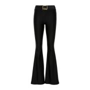 Zwarte Leggings voor Vrouwen Aw24 Just Cavalli , Black , Dames