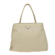 Pre-owned Fabric prada-bags Prada Vintage , Beige , Dames