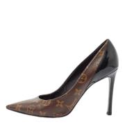 Pre-owned Canvas heels Louis Vuitton Vintage , Brown , Dames