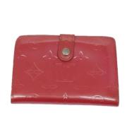 Pre-owned Leather wallets Louis Vuitton Vintage , Red , Dames