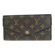 Pre-owned Canvas wallets Louis Vuitton Vintage , Brown , Dames