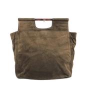 Pre-owned Suede totes Chanel Vintage , Brown , Dames