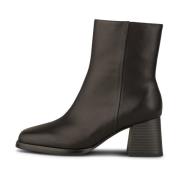 Elegante Leren Bootie met Rits Shoe the Bear , Black , Dames