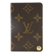 Pre-owned Canvas wallets Louis Vuitton Vintage , Brown , Dames