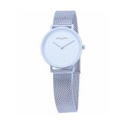 Zilveren Damesmode Horloge Pierre Cardin , Gray , Dames