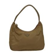 Pre-owned Fabric prada-bags Prada Vintage , Green , Dames