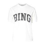 Ivory Tee Jaylin Style Anine Bing , White , Dames