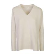 Beige Sweaters voor Stijlvolle Look Le Tricot Perugia , Beige , Dames