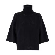 Platinum Grid Stitch Sweater Fabiana Filippi , Black , Dames