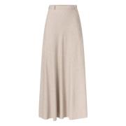 Beige Flared Rock Rok Herno , Beige , Dames