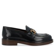 Donkerbruine Leren Loafer Seline Pons Quintana , Brown , Dames