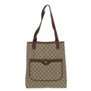 Pre-owned Canvas gucci-bags Gucci Vintage , Beige , Dames