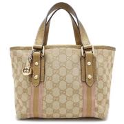 Pre-owned Canvas gucci-bags Gucci Vintage , Beige , Dames