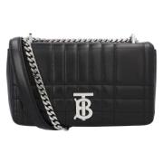 Leather shoulder-bags Burberry , Black , Dames