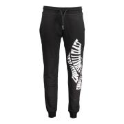 Sportieve Elastische Taillebroek Heren Cavalli Class , Black , Heren