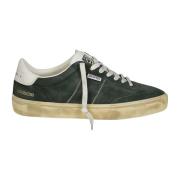 Suede Leren Star Sneakers Golden Goose , Green , Heren