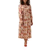 Fleur Jurk Dames Maxi Jurk MOS Mosh , Multicolor , Dames