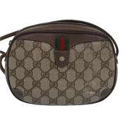 Pre-owned Canvas gucci-bags Gucci Vintage , Beige , Dames