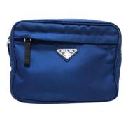 Pre-owned Fabric prada-bags Prada Vintage , Blue , Dames