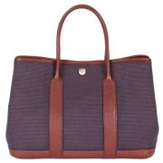 Pre-owned Fabric totes Hermès Vintage , Brown , Dames