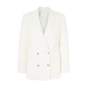 Ivory Jasmine Blazer Klassieke Stijl Anine Bing , White , Dames