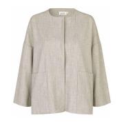 Majournee Jas Beige Melange Masai , Beige , Dames