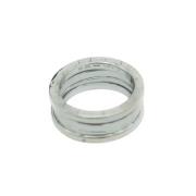 Pre-owned White Gold rings Bvlgari Vintage , Gray , Dames