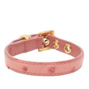 Pre-owned Leather bracelets Miu Miu Pre-owned , Pink , Dames