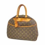 Pre-owned Fabric handbags Louis Vuitton Vintage , Brown , Dames