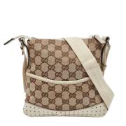 Pre-owned Canvas gucci-bags Gucci Vintage , Beige , Dames